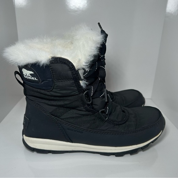 Sorel Shoes - Sorel Women’s  Black and White Winter Waterproof Durable Boots, Size 6